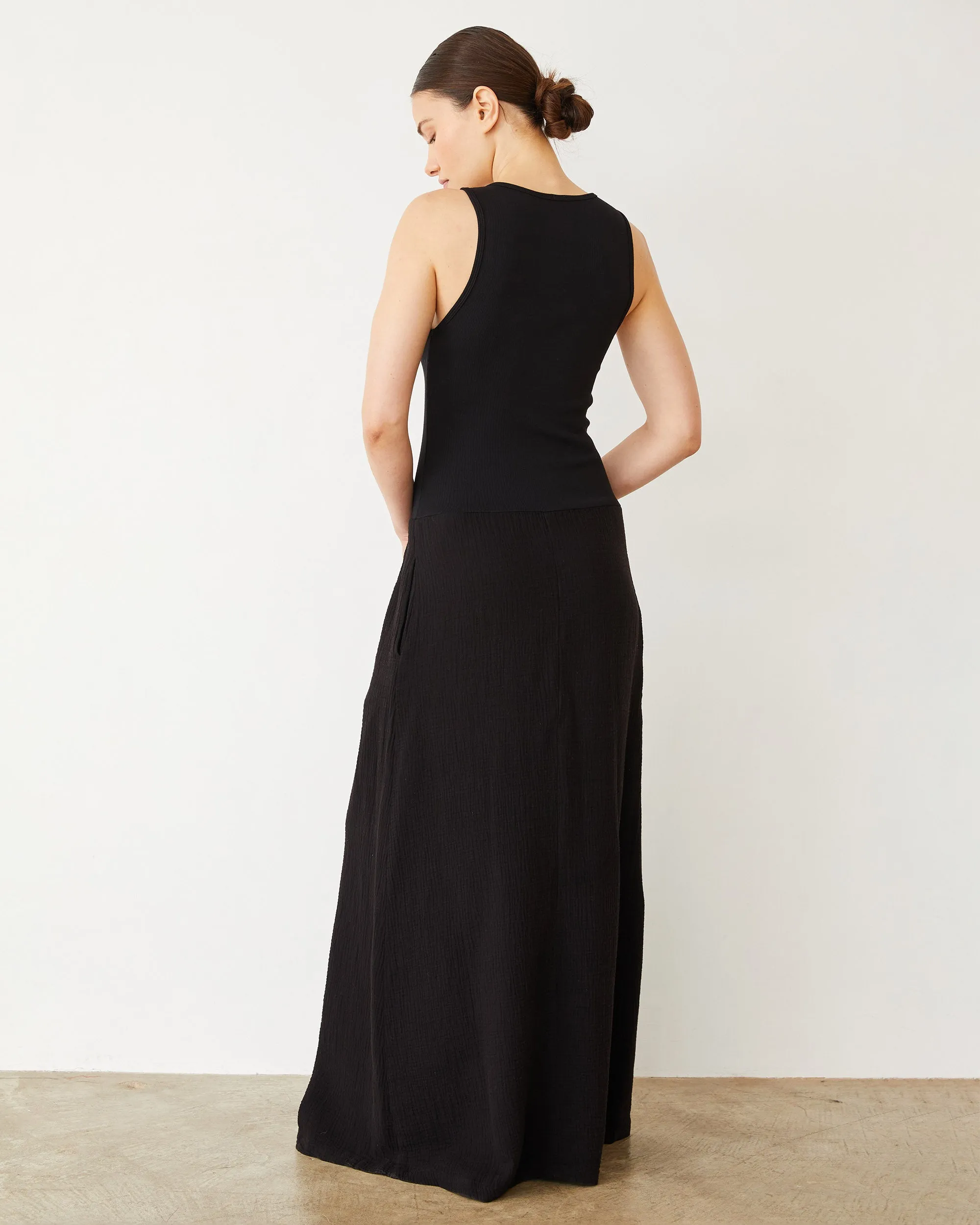 Mix Media Tank Maxi Dress