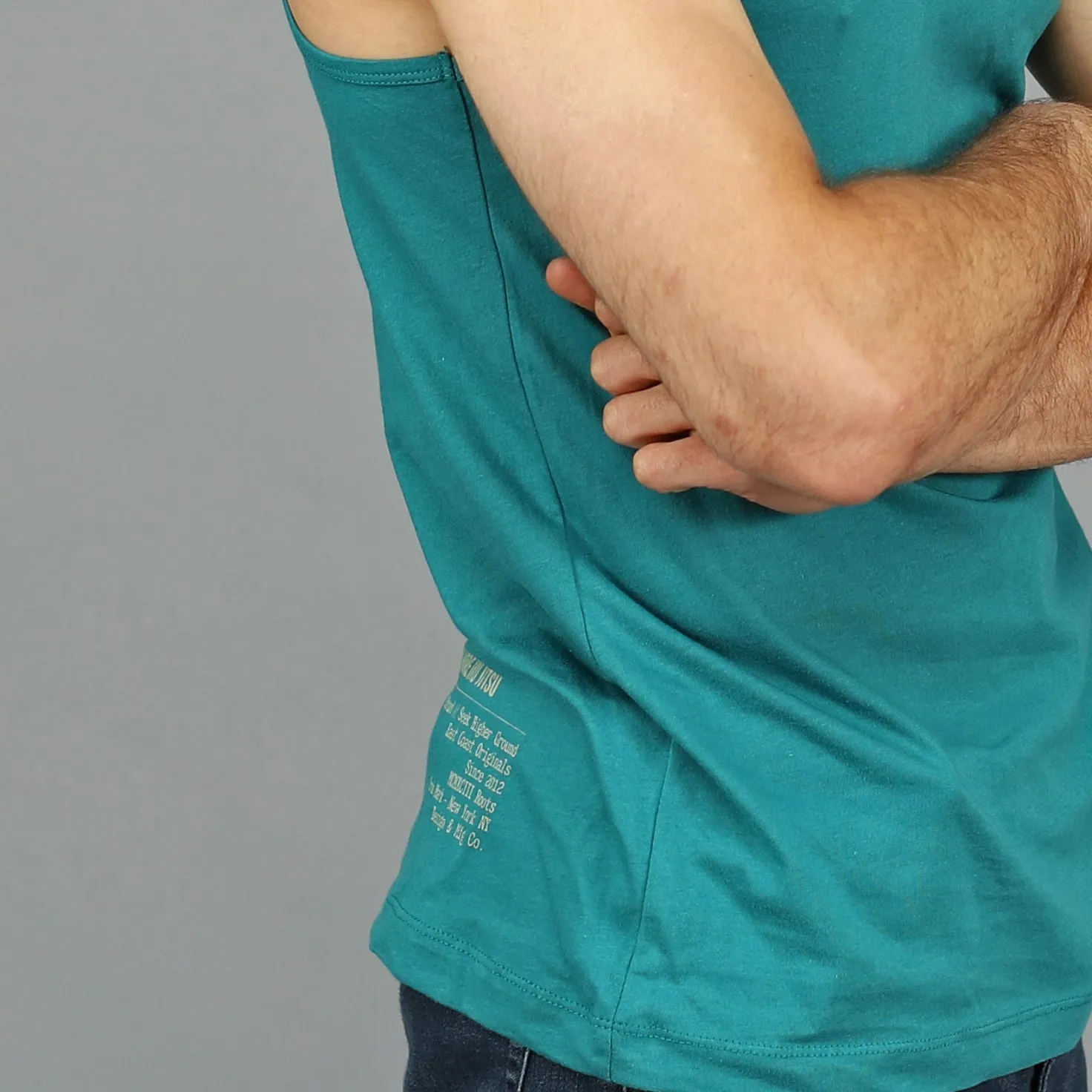 MONOGRAM Tank Top - Teal