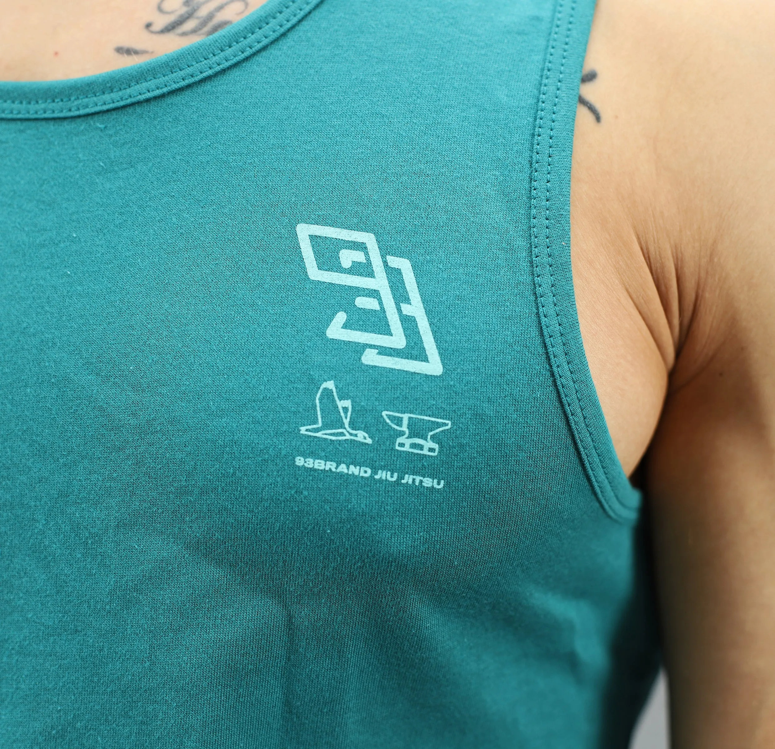 MONOGRAM Tank Top - Teal