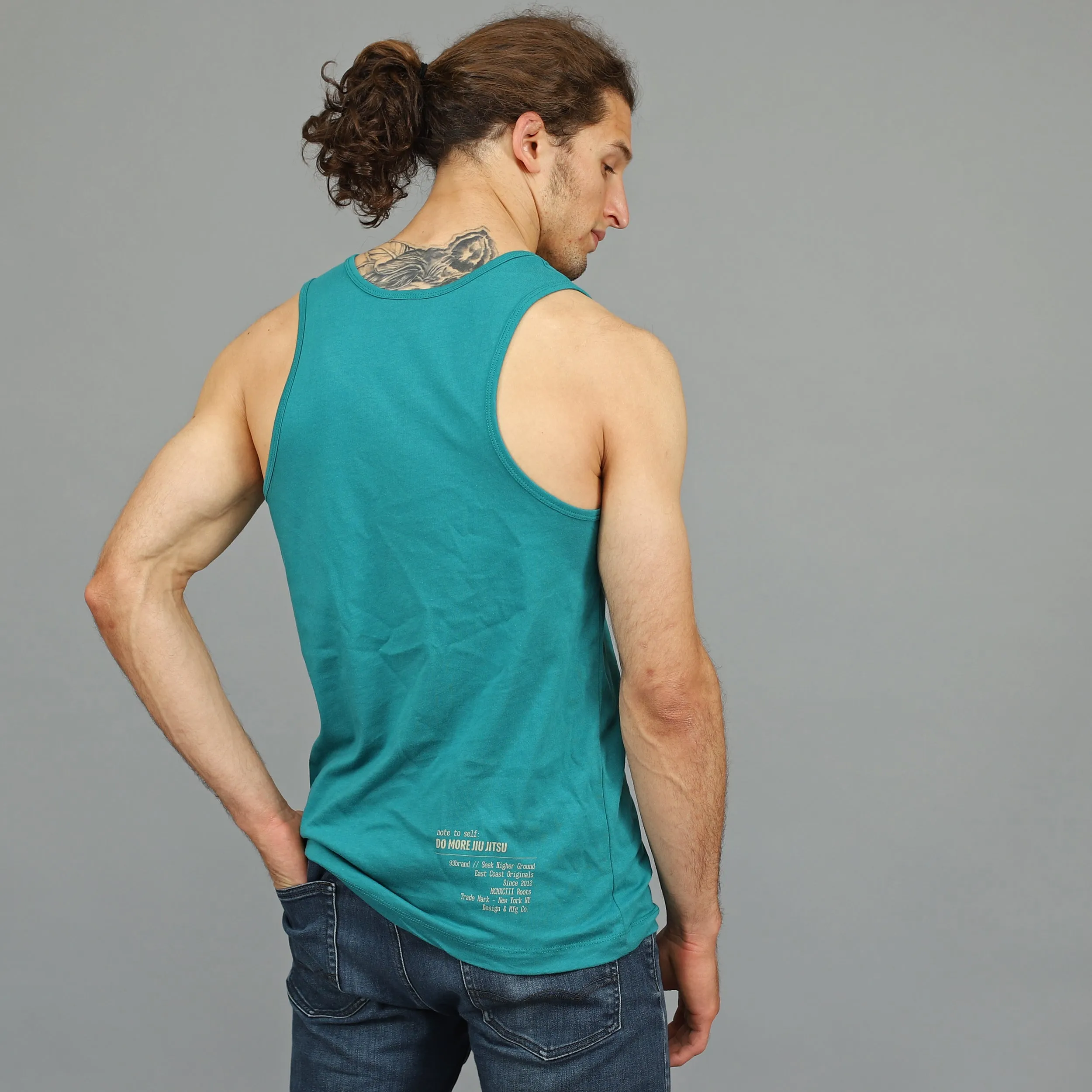 MONOGRAM Tank Top - Teal