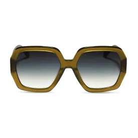 Nola Rich Olive Sunglasses