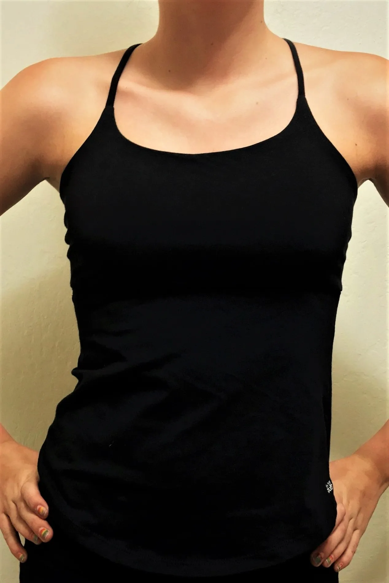 Onyx Lace Up Tank Top