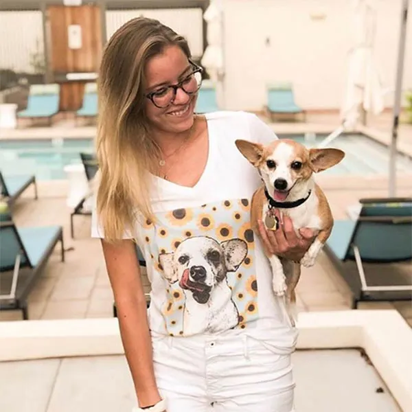 Original Pet Pop Art Women's V-neck