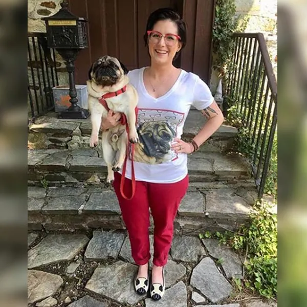 Original Pet Pop Art Women's V-neck
