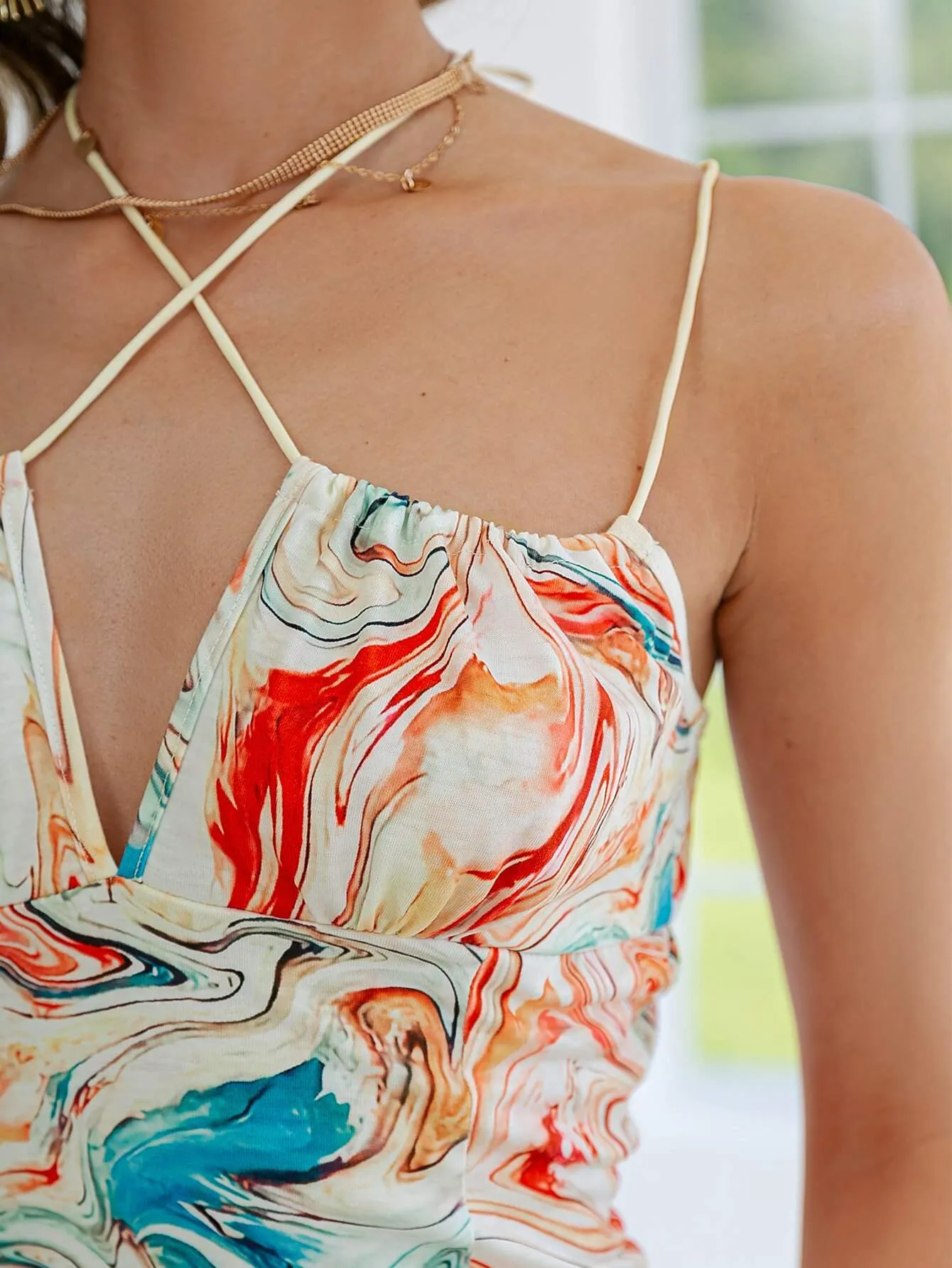 Palette Swirl Party Dress