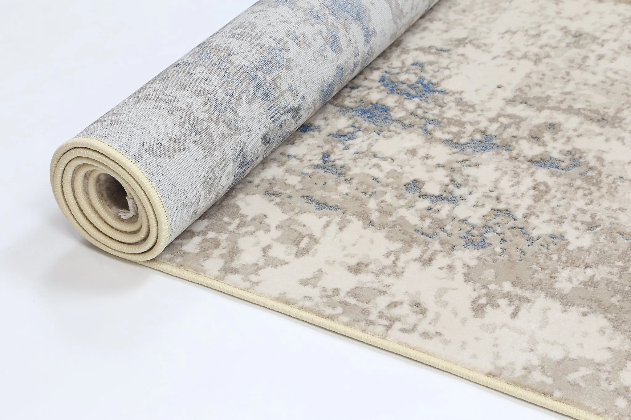 Paradise One Modern Beige Blue Rug