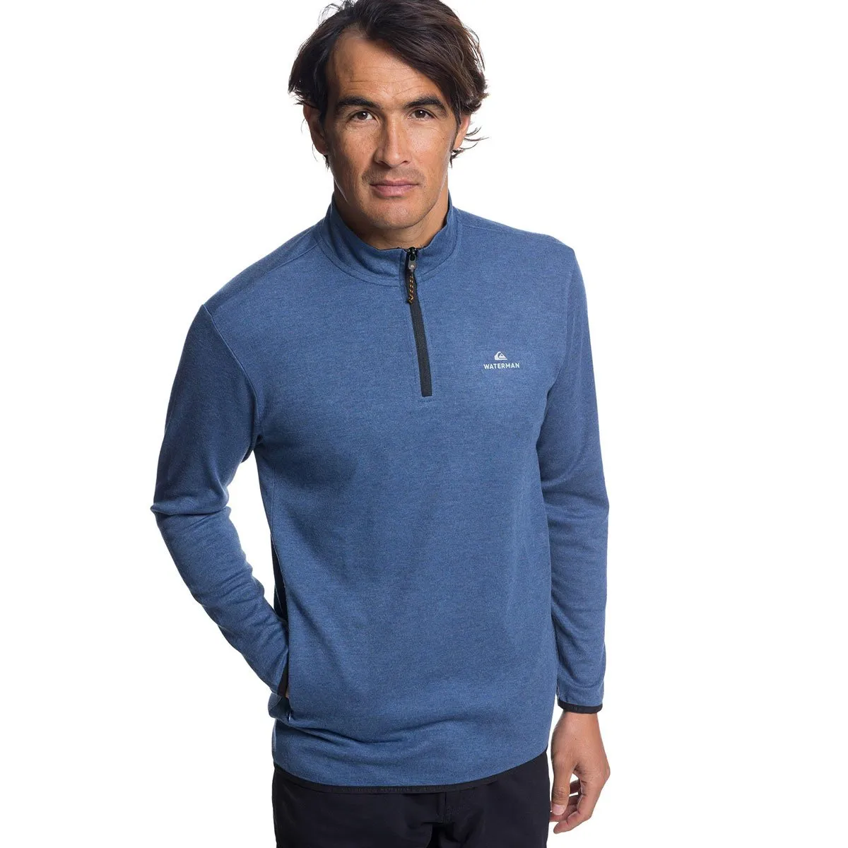 Quiksilver Men's Waterman Sea Explorer Long Sleeve Half-Neck Top
