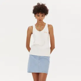 "Oh La La" Flow Tank Top (Off White)