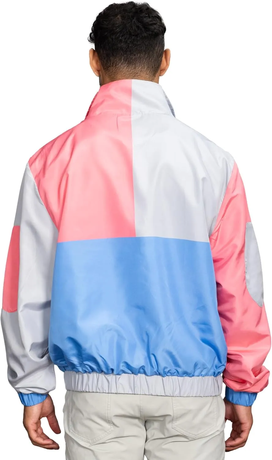 Retro Windbreaker Jacket Lightweight 80s & 90s Colorful Designs