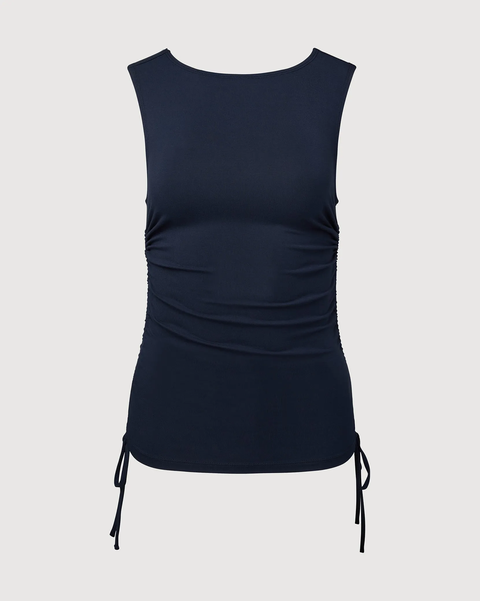 Ruched Muscle Tank