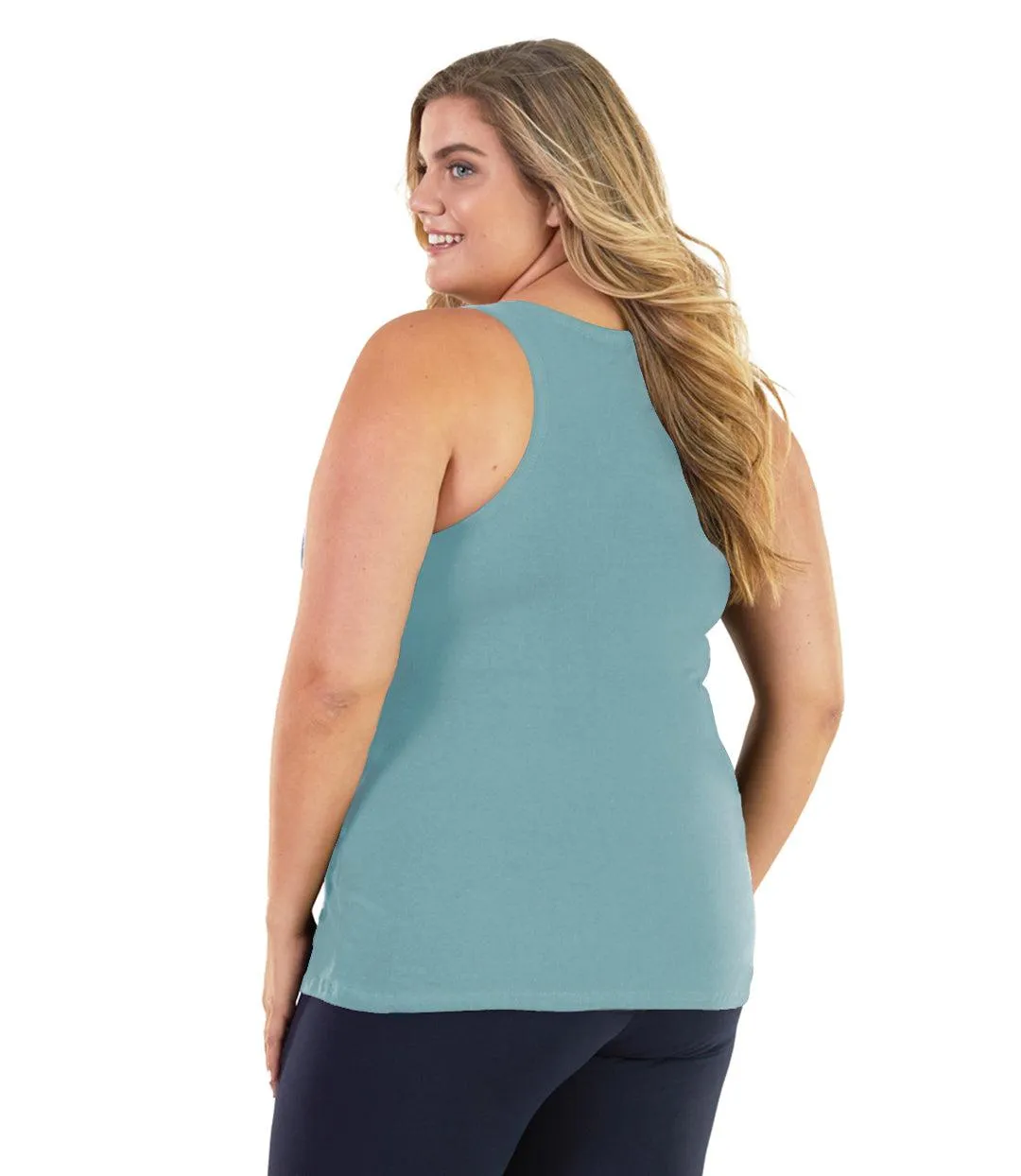 Stretch Naturals Long Support Tank Classic Colors - FINAL SALE