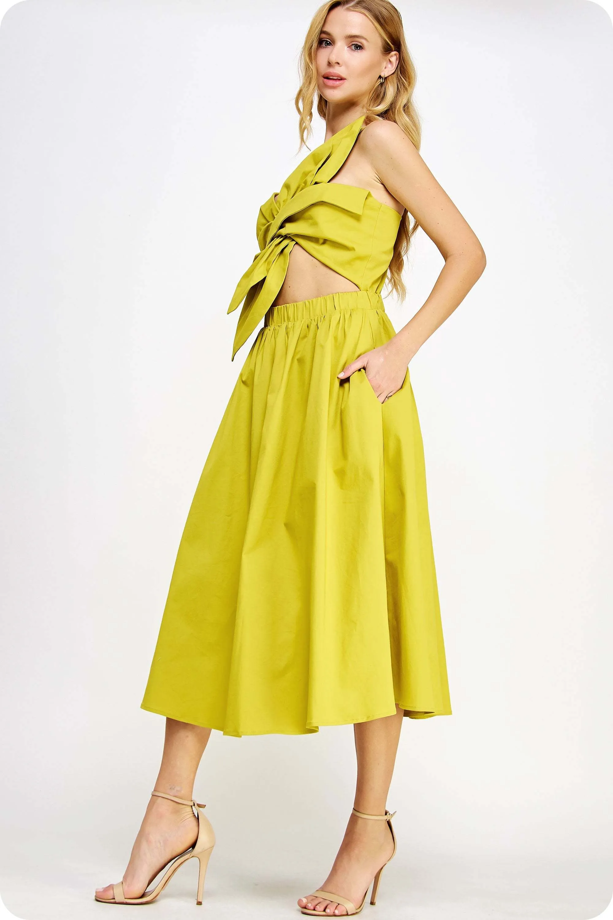 Strut Knotted Twist Dress