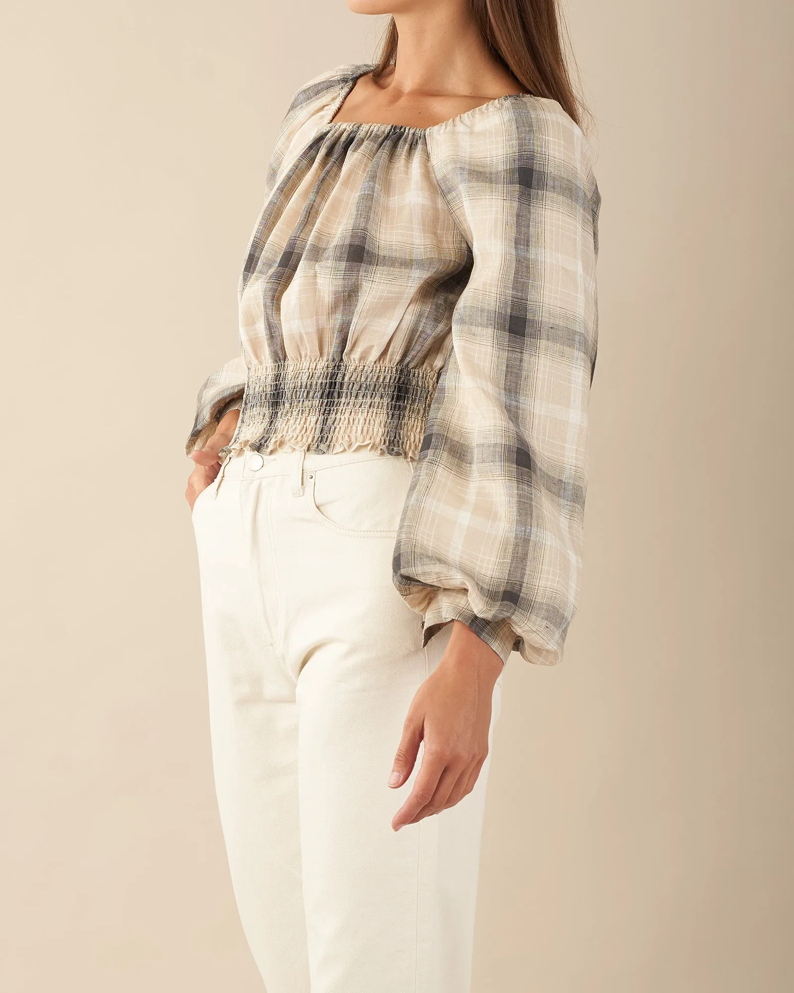 Sydney Check Top