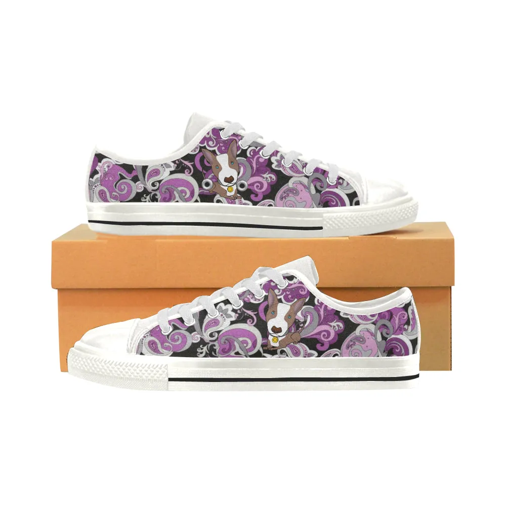 Tennis Shoes - BRINDLE Dog - Ladies -Three styles