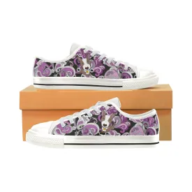 Tennis Shoes - BRINDLE Dog - Ladies -Three styles