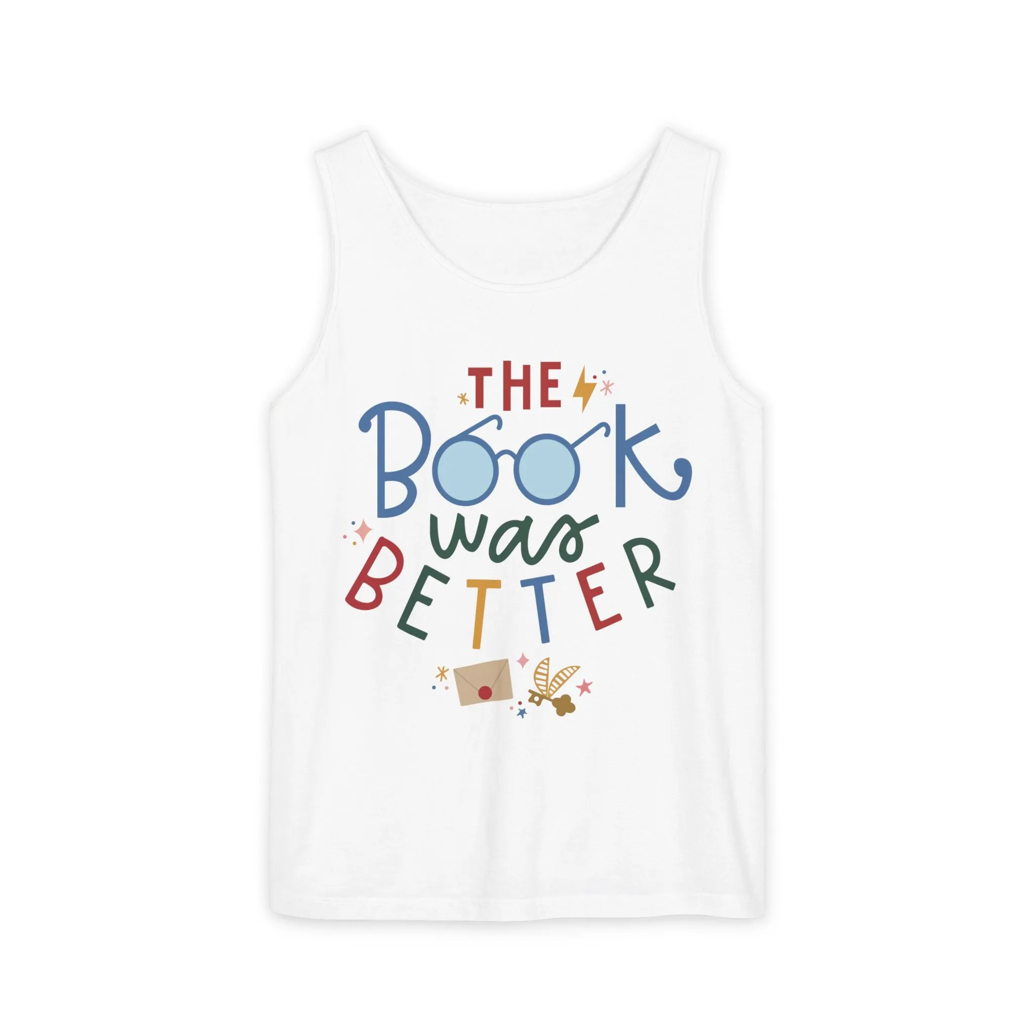 The Book Was Better Tank Top (Comfort Colors)