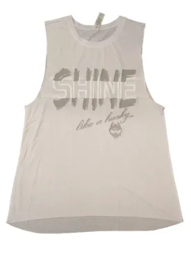 UCONN Huskies Colosseum WOMEN'S White "Shine Like a Husky" Bro Tank (S)